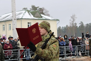 В Полоцком пограничном отряде новое пополнение приведут к Военной присяге