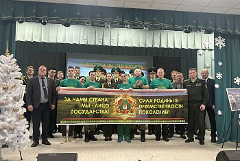 Военнослужащие Группы связи и обеспечения представили литературно-музыкальную композицию в Минском городском кадетском училище