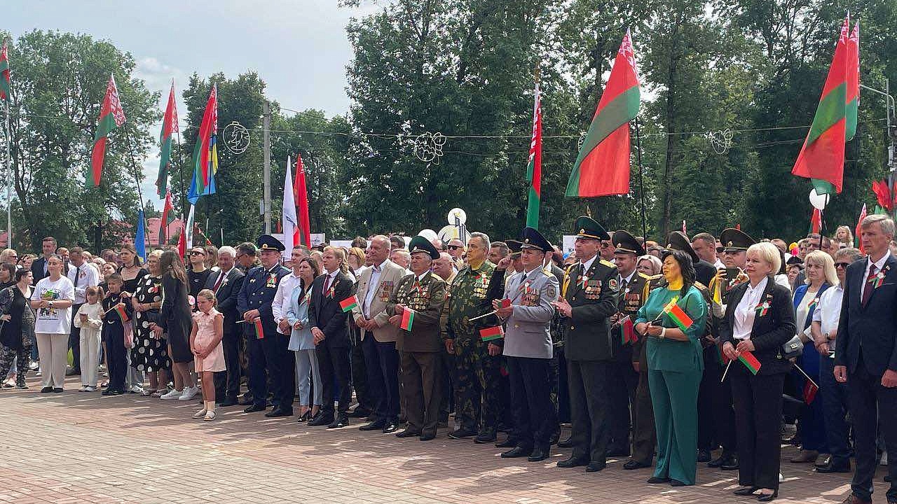 Военнослужащие группы МТО приняли участие в торжественных мероприятиях в честь Дня Независимости Республики Беларусь