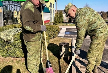 Личный состав войсковой части 1463 принял участие в Республиканском субботнике