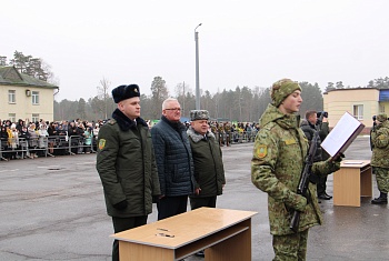 Присяга в Полоцком пограничном отряде