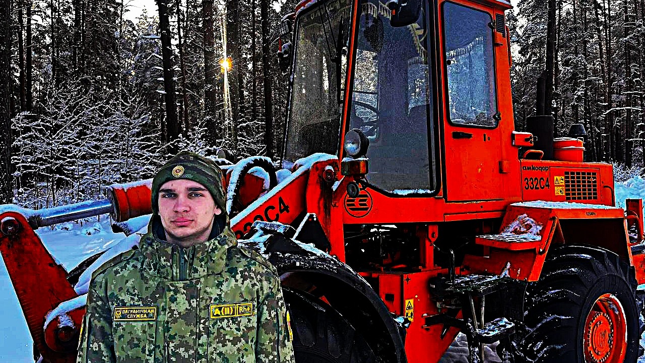 Миорчанин Илья Родионов несет службу в Гомельской пограничной группе