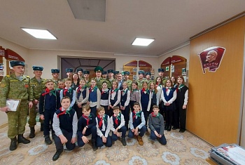 Пятиклассники Путришковской СШ пополнили ряды большой и дружной пионерской семьи на пятой пограничной заставе имени БРСМ «Подлипки»