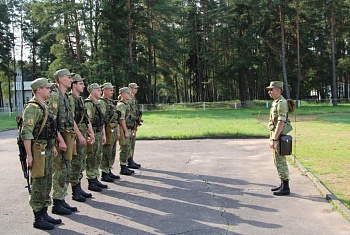 В Сморгонской пограничной группе проходят сборы военнообязанных