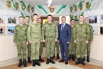 Встреча с делегатом ВНС на пограничной заставе «Крейванцы»