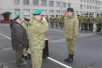 В Брестской пограничной группе чествовали военнослужащих, увольняемых в запас
