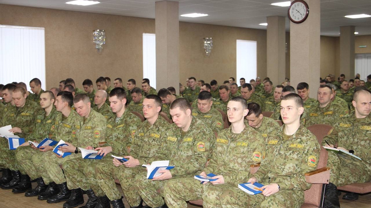 Начало нового учебного года в Лидском пограничном отряде