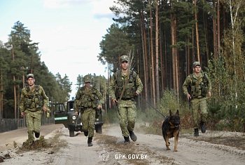 Мозырские пограничники завоевали бронзу в соревнованиях на лучшую тревожную группу