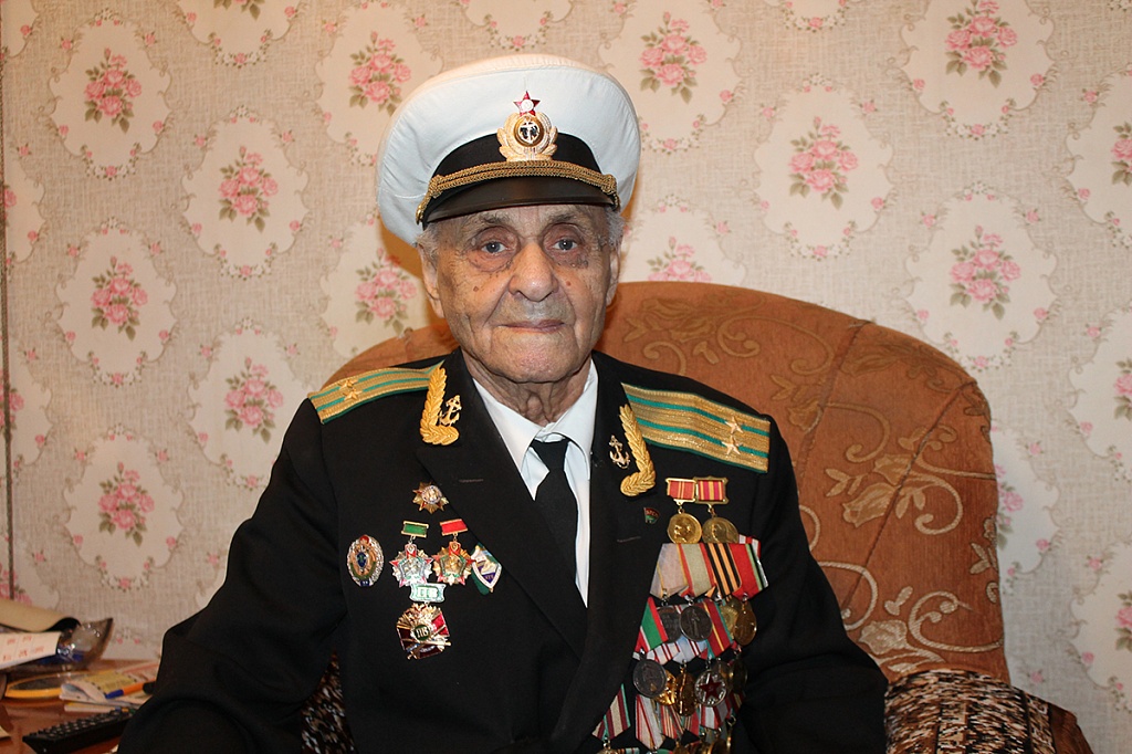 Ветеран пограничной службы Наум Львович Каплан.