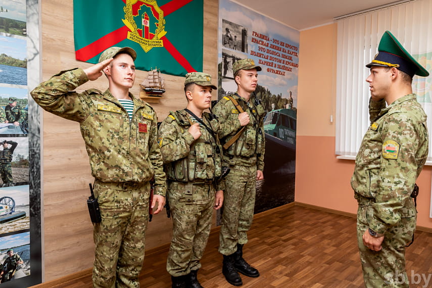 Постановка приказа на охрану госграницы.