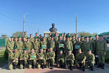 В Гомельской пограничной группе прошел смотр-конкурс профессиональных навыков военнослужащих